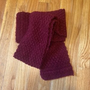 Handmade knit scarf